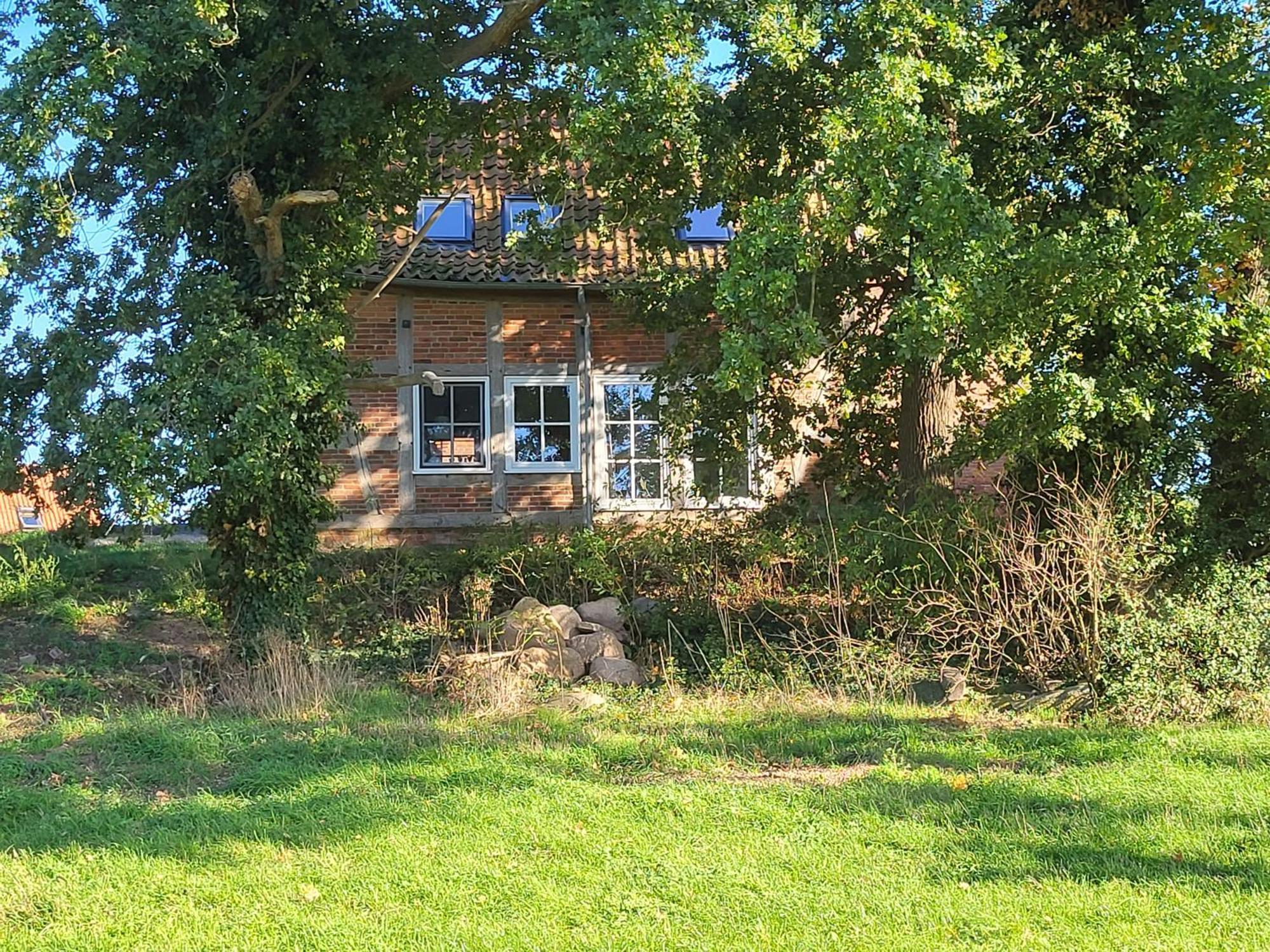 Altes Backhaus Bauernhof Vogel Rohrsen